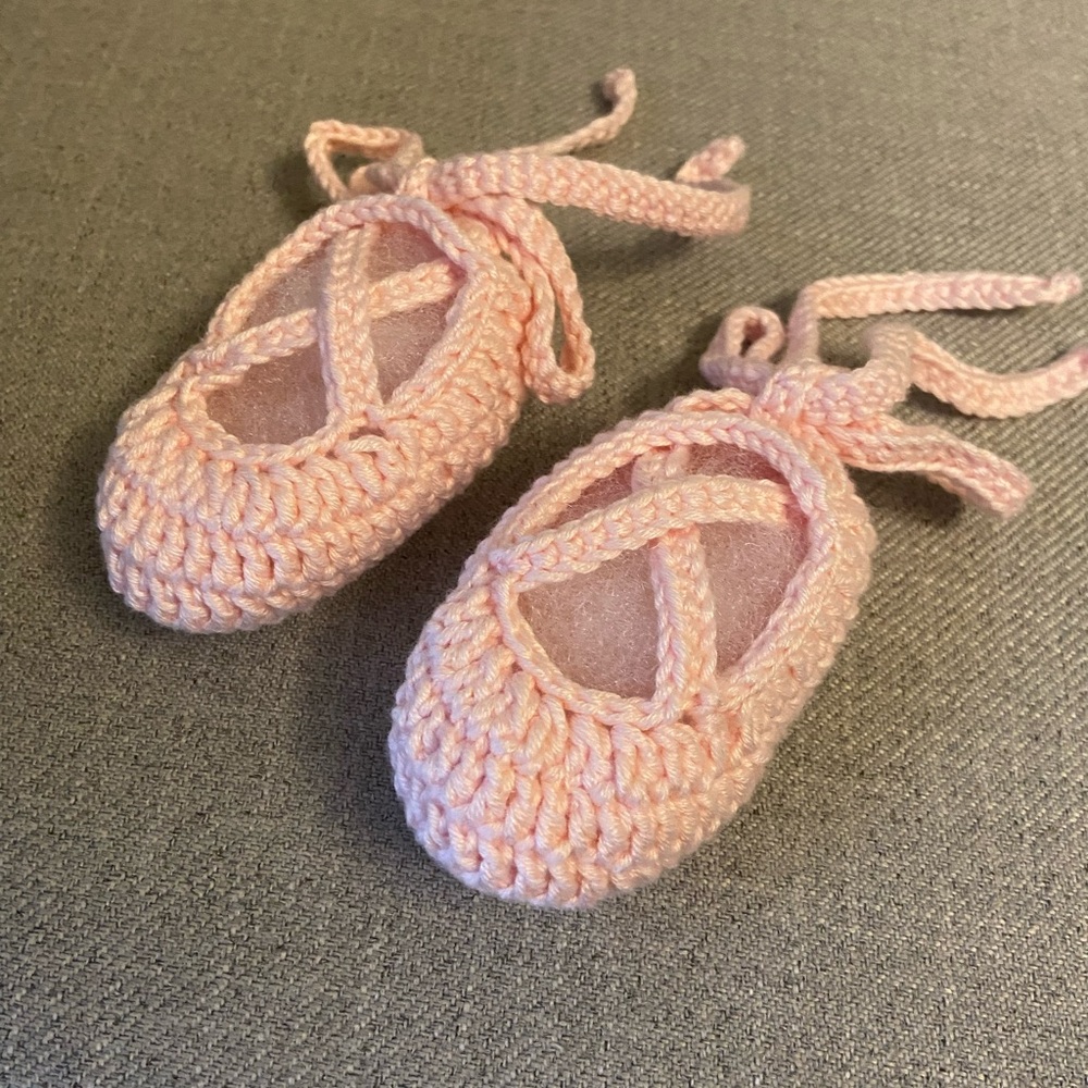 HM✨ Baby Ballerina Crochet Shoes